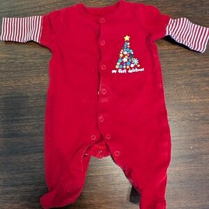 My First Christmas Baby Outfit 3M